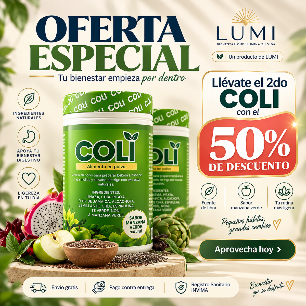 COLI X 2 Unidades
