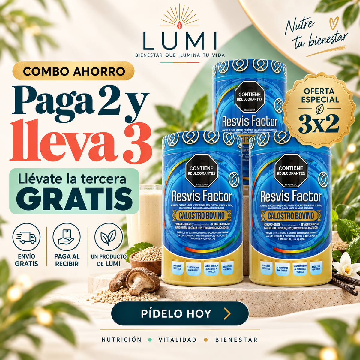 RESVIS FACTOR X 3 Unidades