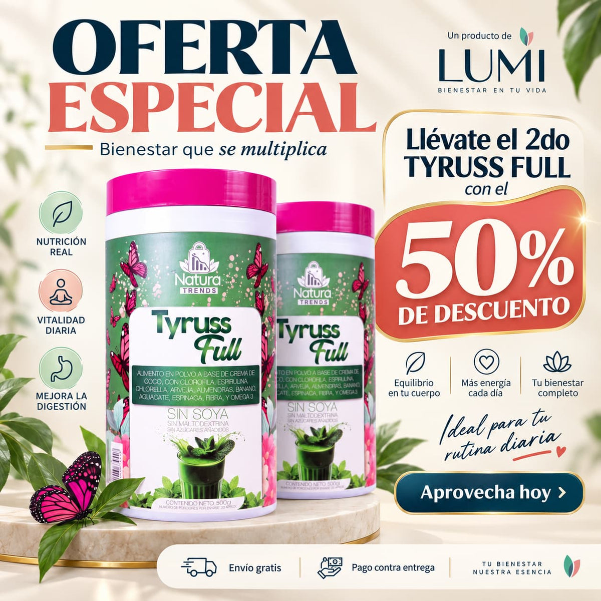 Tyruss Full x 2 unidades